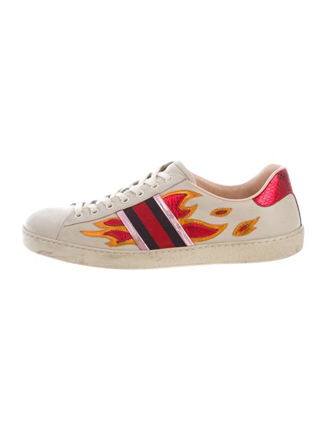 gucci flames sneakers|gucci sneakers for women.